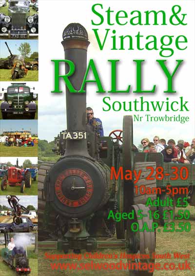 Steam and Vintage Rally poster